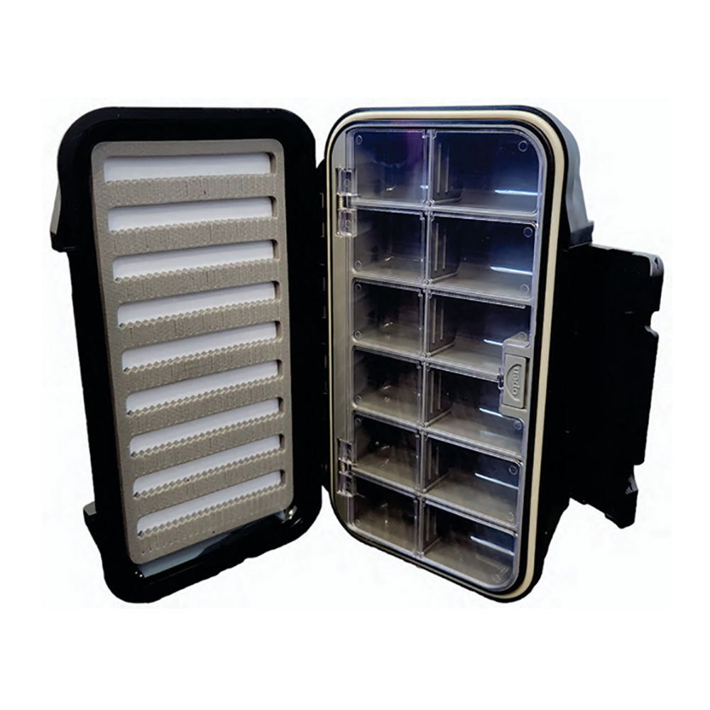dry fly compartment box fly fishing New Phase Go-To Compartment & Fly Box