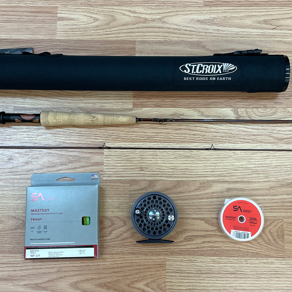 St. Croix Imperial 663-2 Fly Rod and Reel Outfit