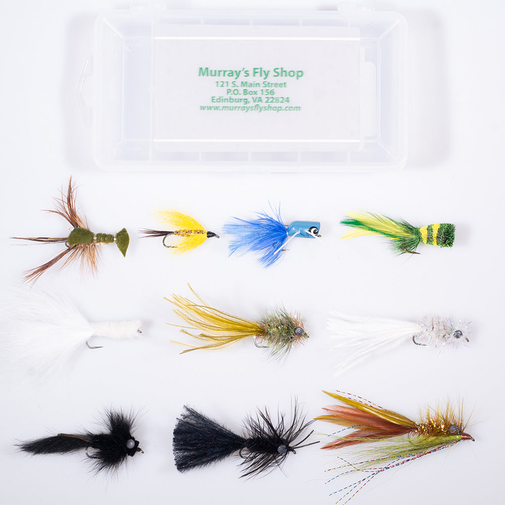 Virginia's Ten Best Bass Flies Assortment l Murray's Fly Shop Virginia's Ten Best Bass Flies Assortment l Murray's Fly Shop