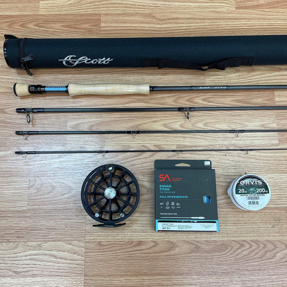 Scott Wave 9ft 9-weight Fly Rod & Reel Outfit Scott Wave 9ft 9-weight Fly Rod & Reel Outfit