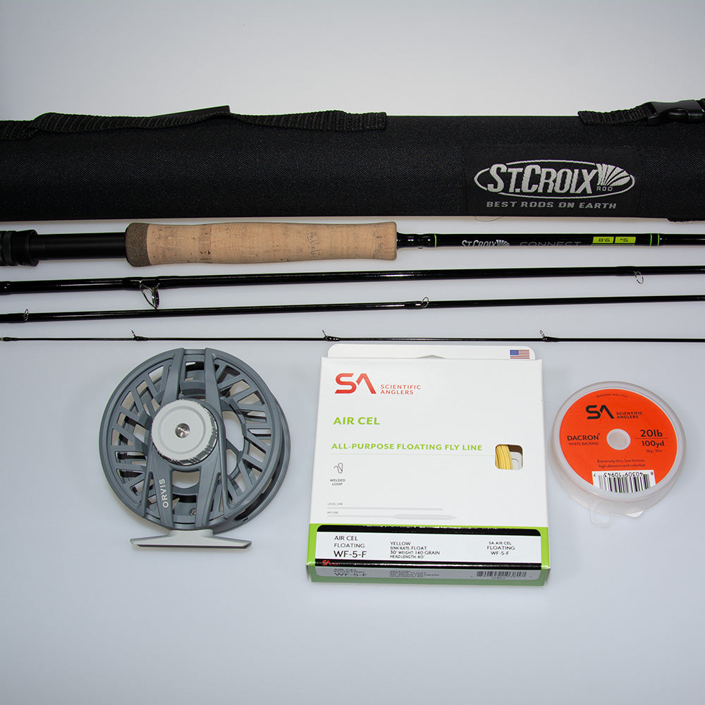 1、2kg×5 St. Croix Connect 5-weight Fly Rod and Reel Outfit