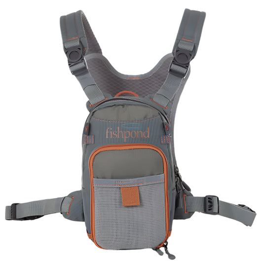 Shown is the Fishpond Canyon Creek Check Pack view from the front on a white background