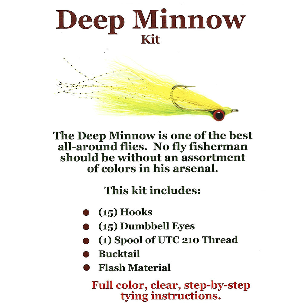 Deep Minnow Fly Tying Kit – Murray's Fly Shop
