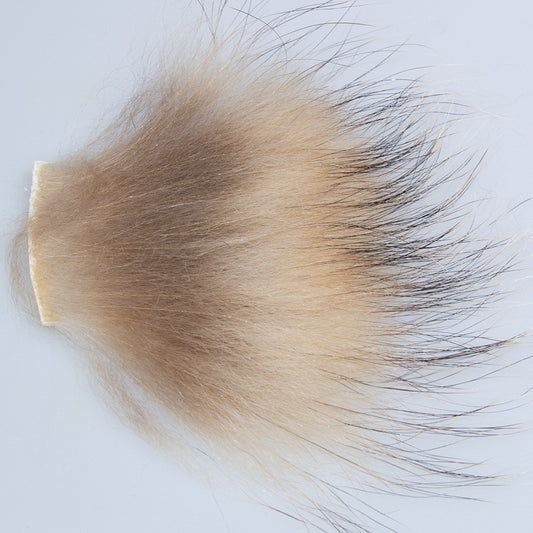 Natural Dubbing Fur in badger for fly tying