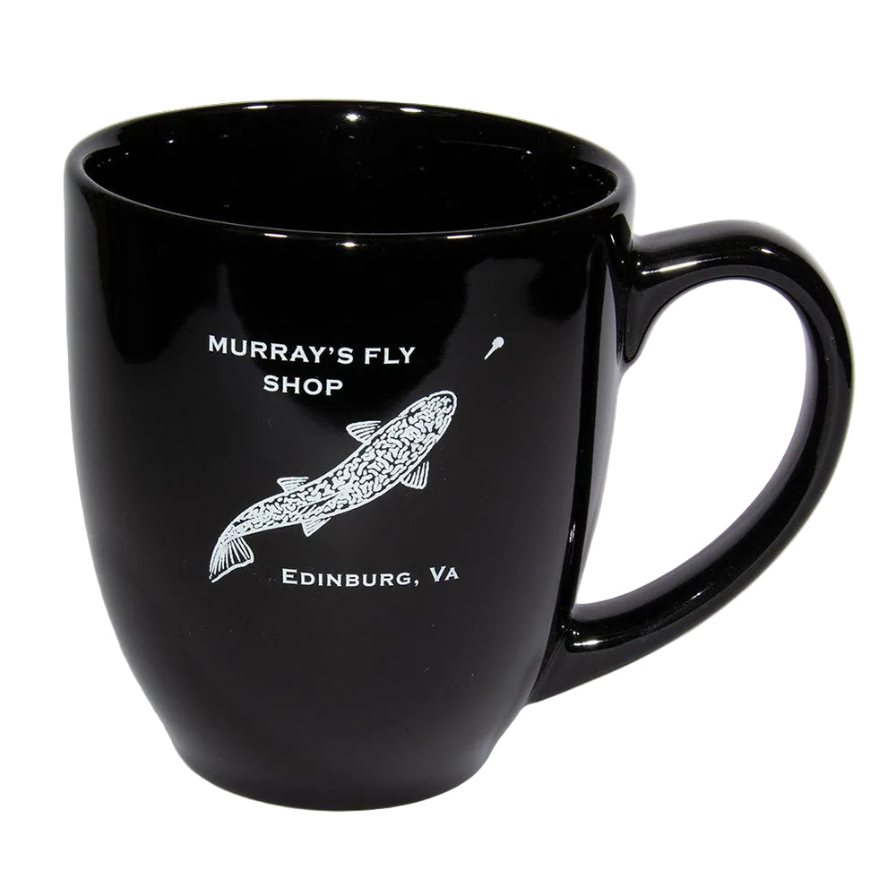 Murray's Fly Shop 16oz Coffee Mug with brook trout