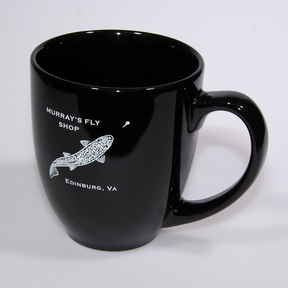 Murray's Fly Shop 16oz Coffee Mug with brook trout