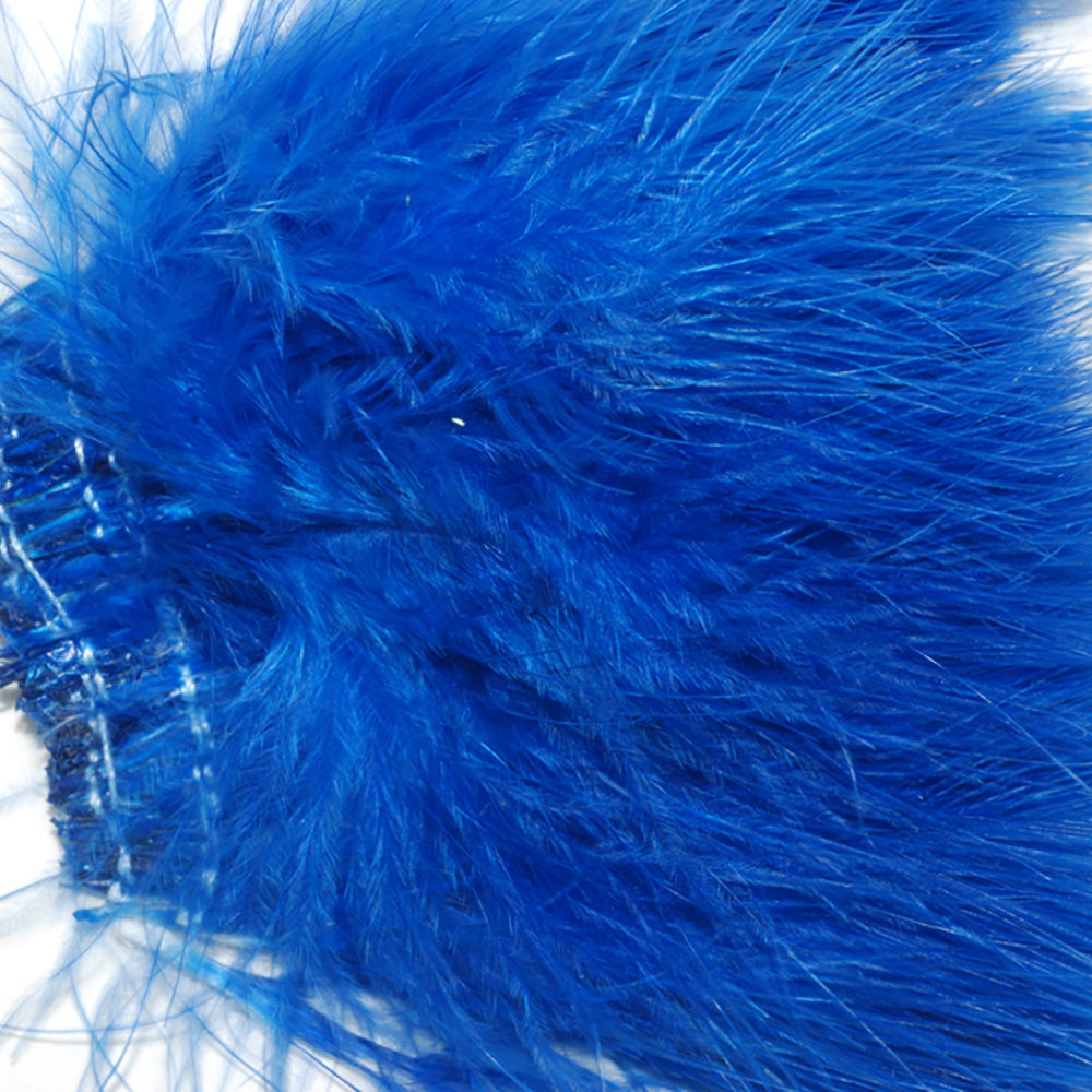 Marabou feathers in blue