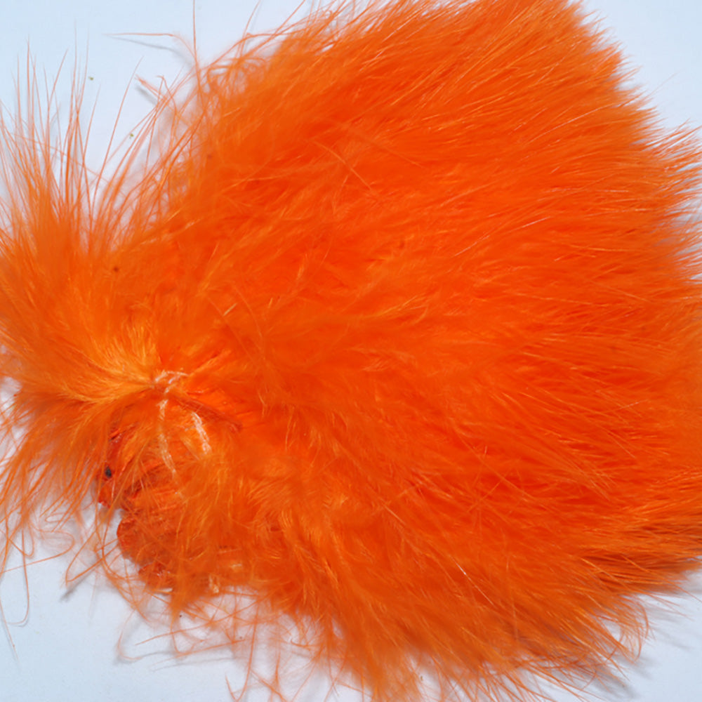 Marabou feathers in orange