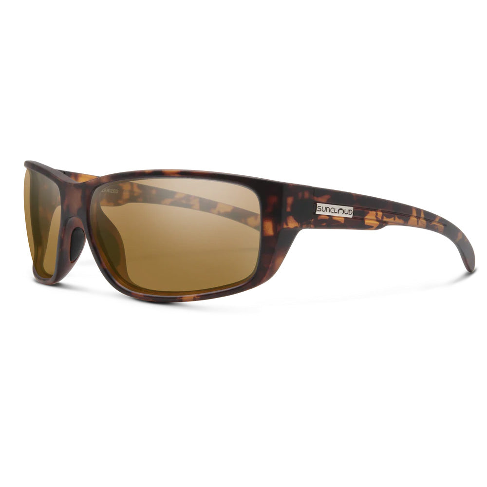 Suncloud Milestone Polarized Sunglasses in brown Tortoise frame and brown lens