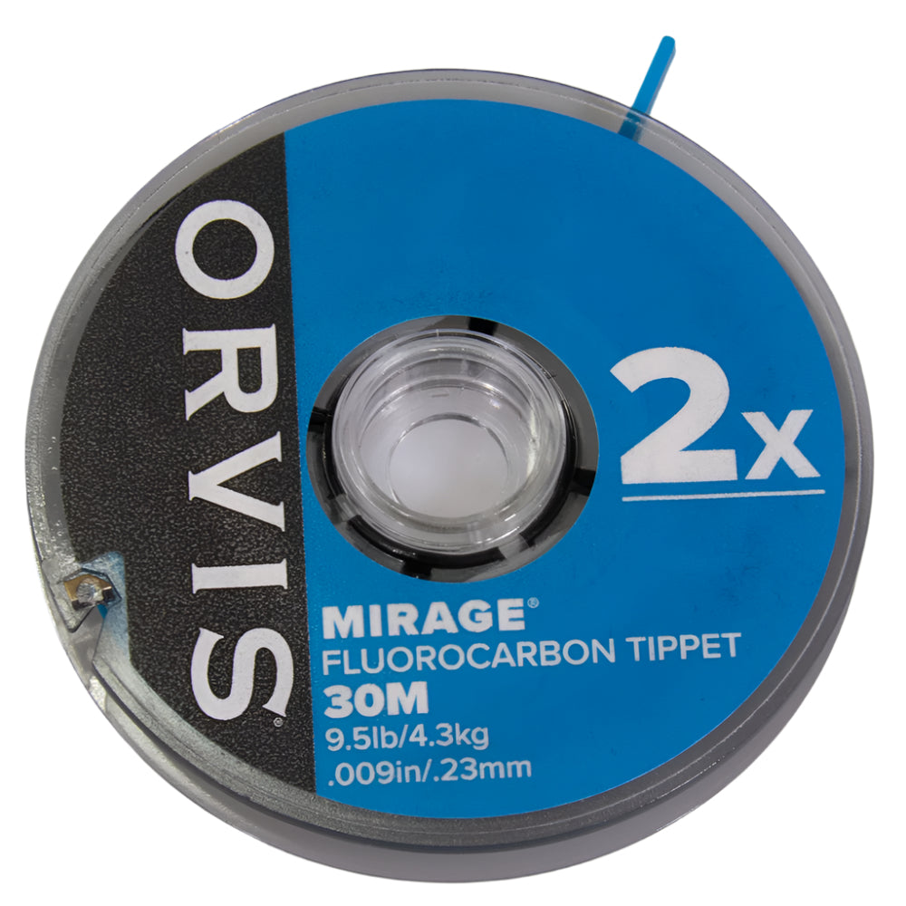 Orvis Mirage Fluorocarbon tippet material in 2X