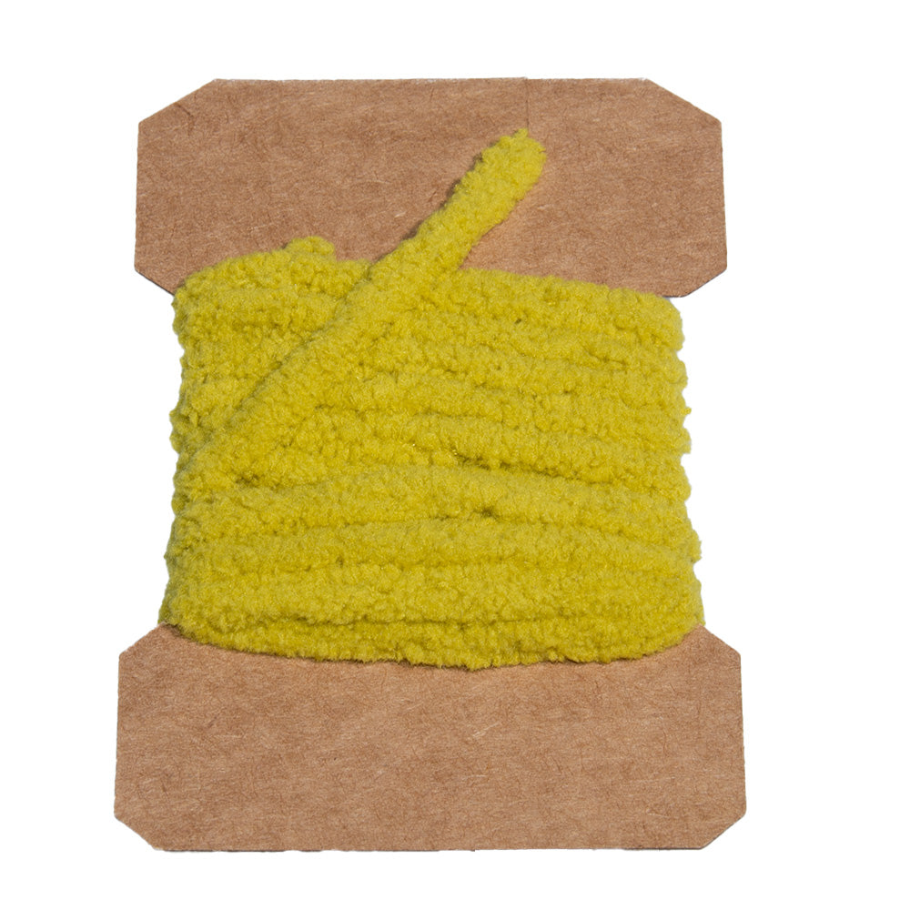 Mop chenille in light olive color for fly tying