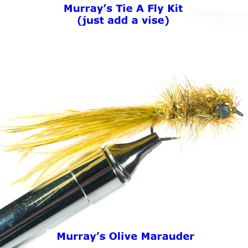 Murray's Olive Marauder Fly Tying Kit – Murray's Fly Shop