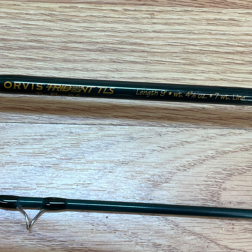 buy used fly fishing rods USED Orvis Trident TLS 9ft 7wt 2pc fly rod – Murray's Fly Shop