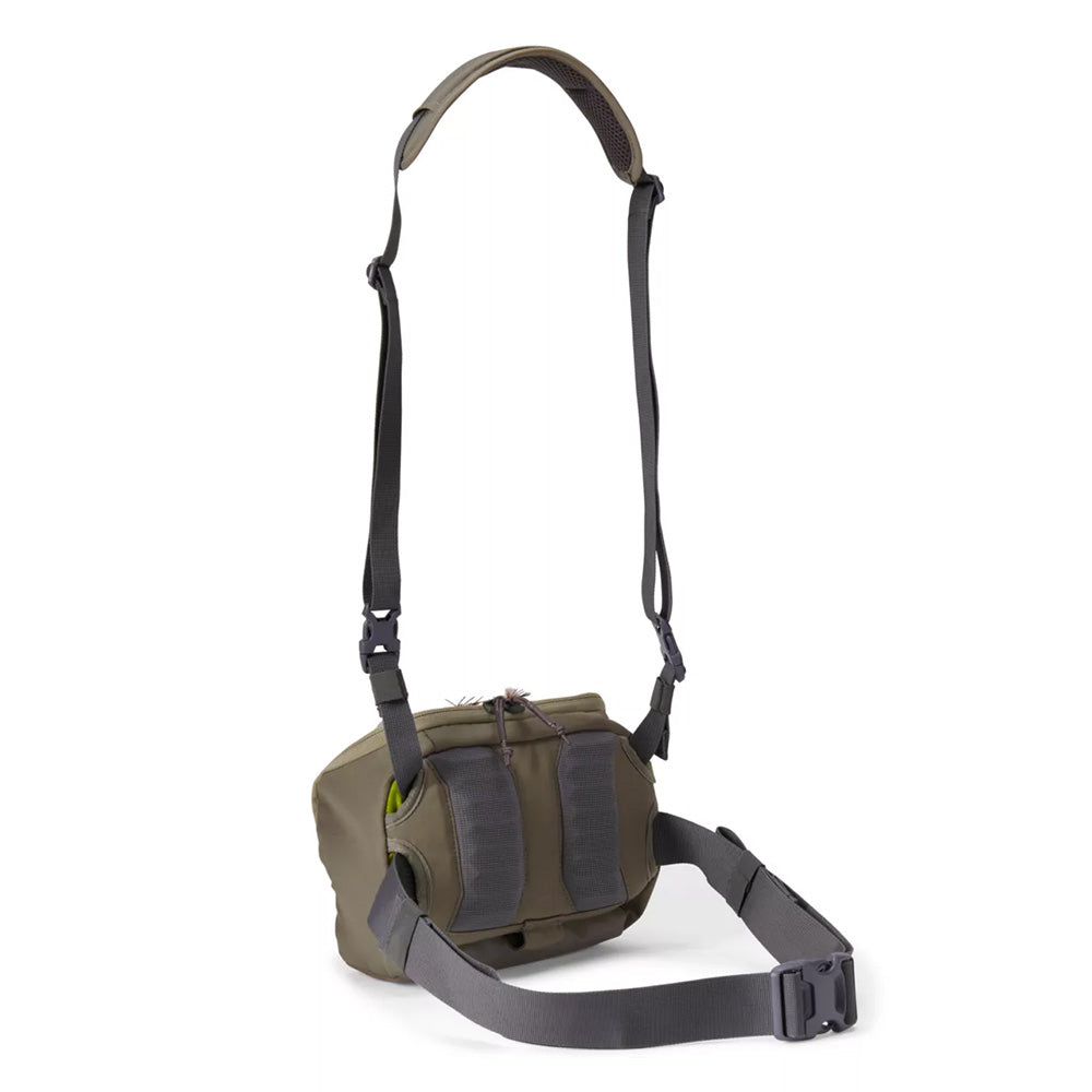 Orvis Chest Hip Pack Dusty Olive back view
