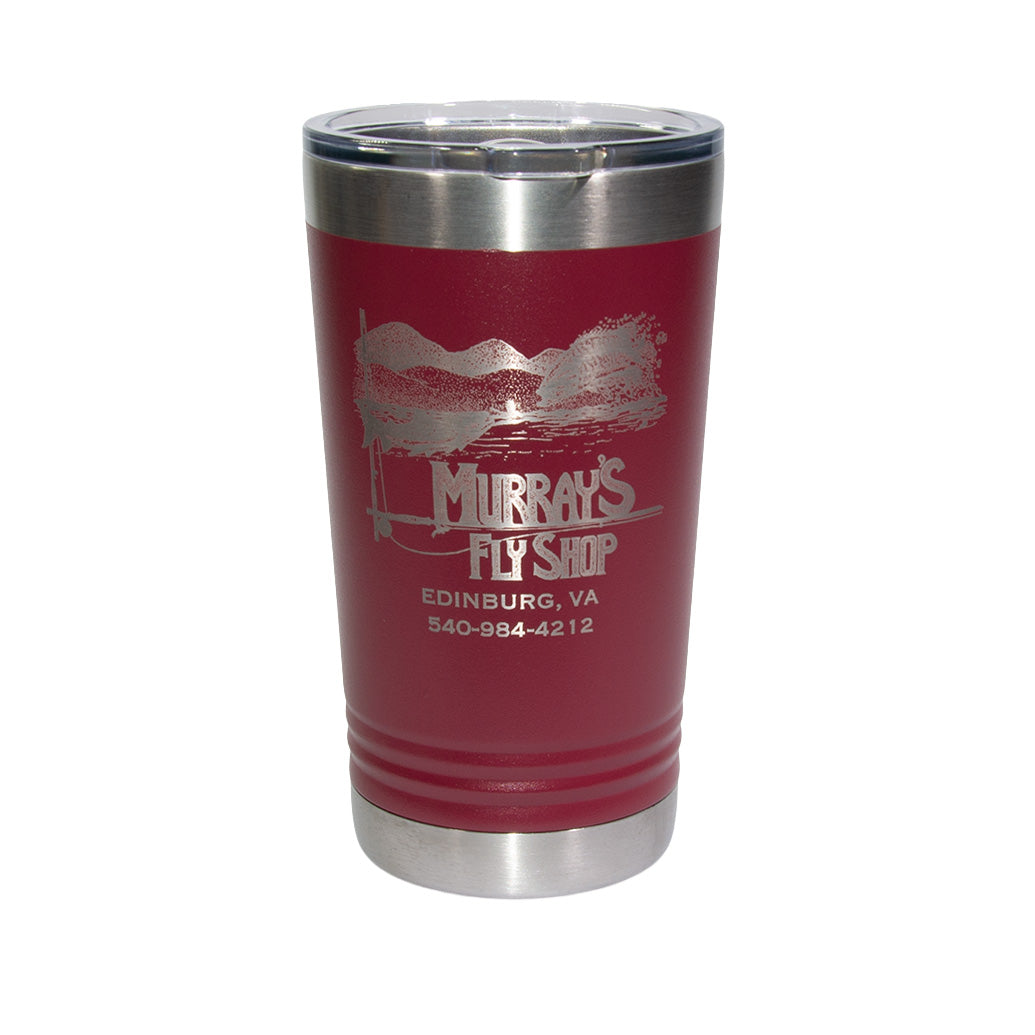 Murray's Fly Shop Polar Camel Pint Size cup in Maroon