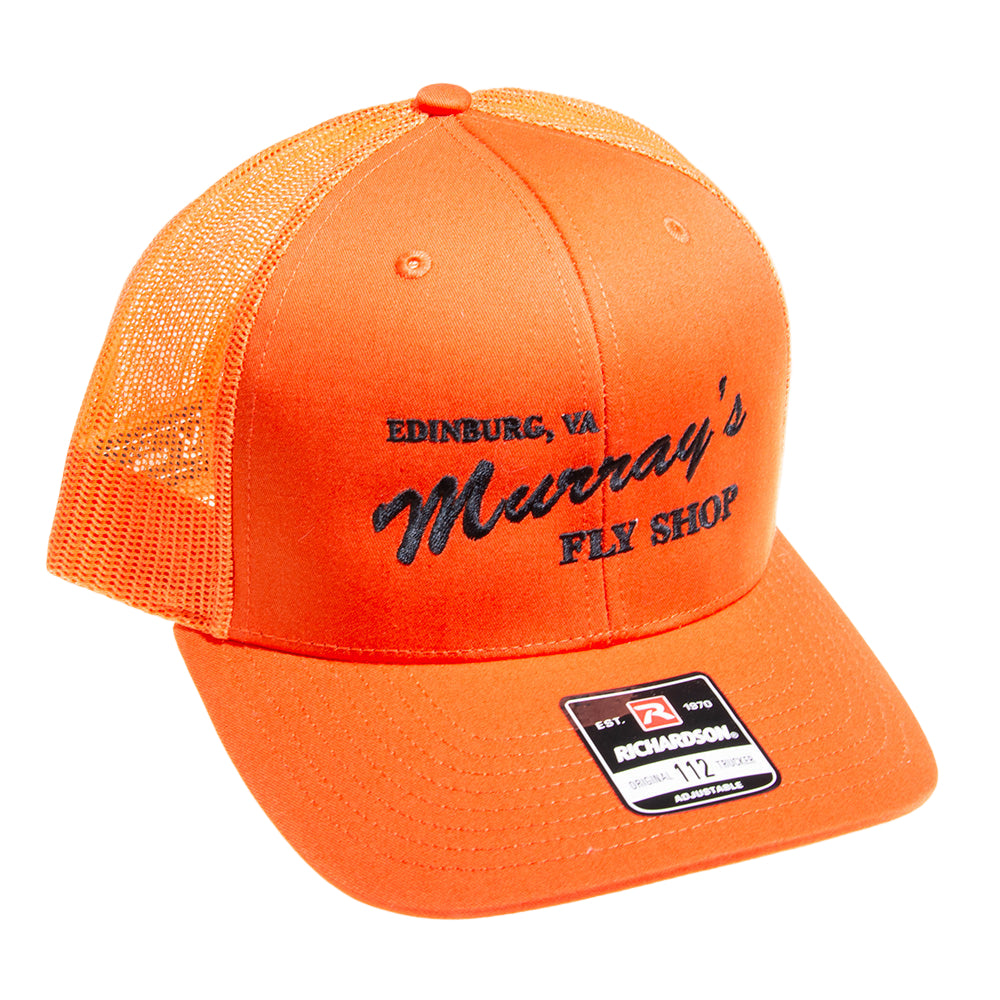 MFS Trucker 112 Hat --blaze orange – Murray's Fly Shop