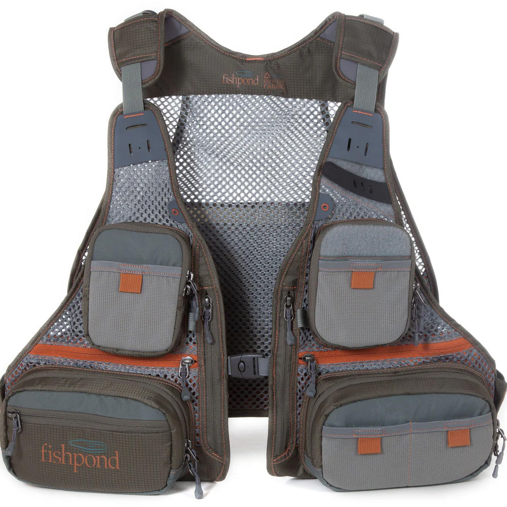 fishpond フィッシングベスト グレー/オレンジ Fishpond Sagebrush Pro Mesh Fly Fishing Vest – Murray's Fly Shop