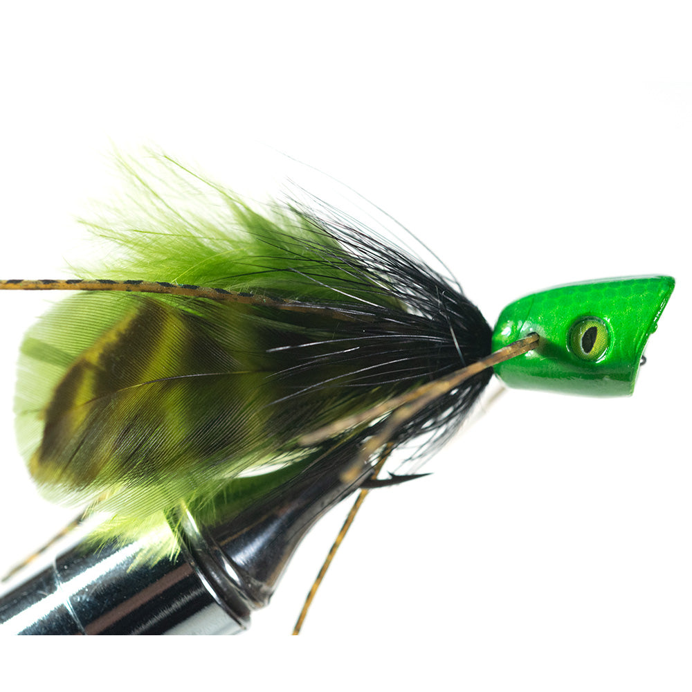 Surface Seaducer Double Barrell Popper, Green