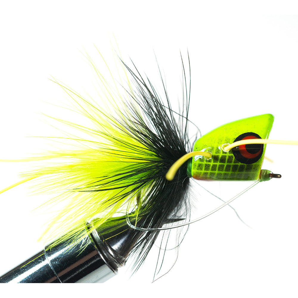 bass bug lure Shenandoah Chuggers/ Bass Popping Bugs/ Popper Flies -- Murray's Fly Shop