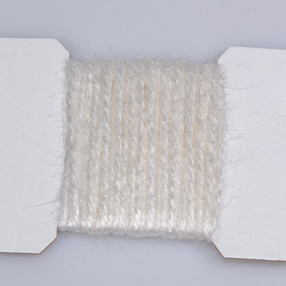 Sparkle Yarn in white for fly tying