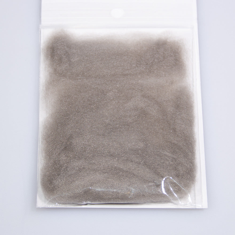 Super Fine Dubbing Material in Adams Gray