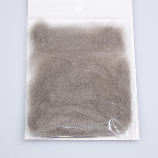 Super Fine Dubbing Material in Adams Gray