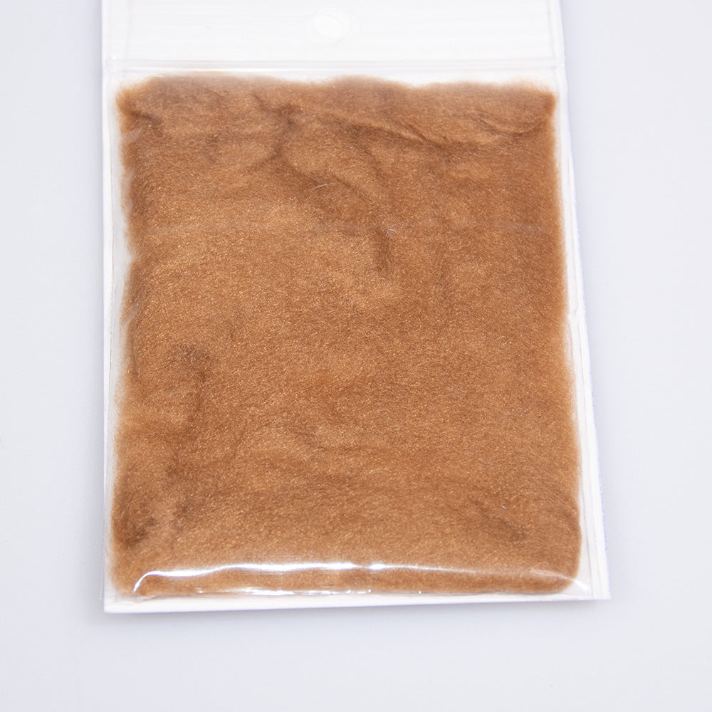 Super Fine Dubbing Material in Brown
