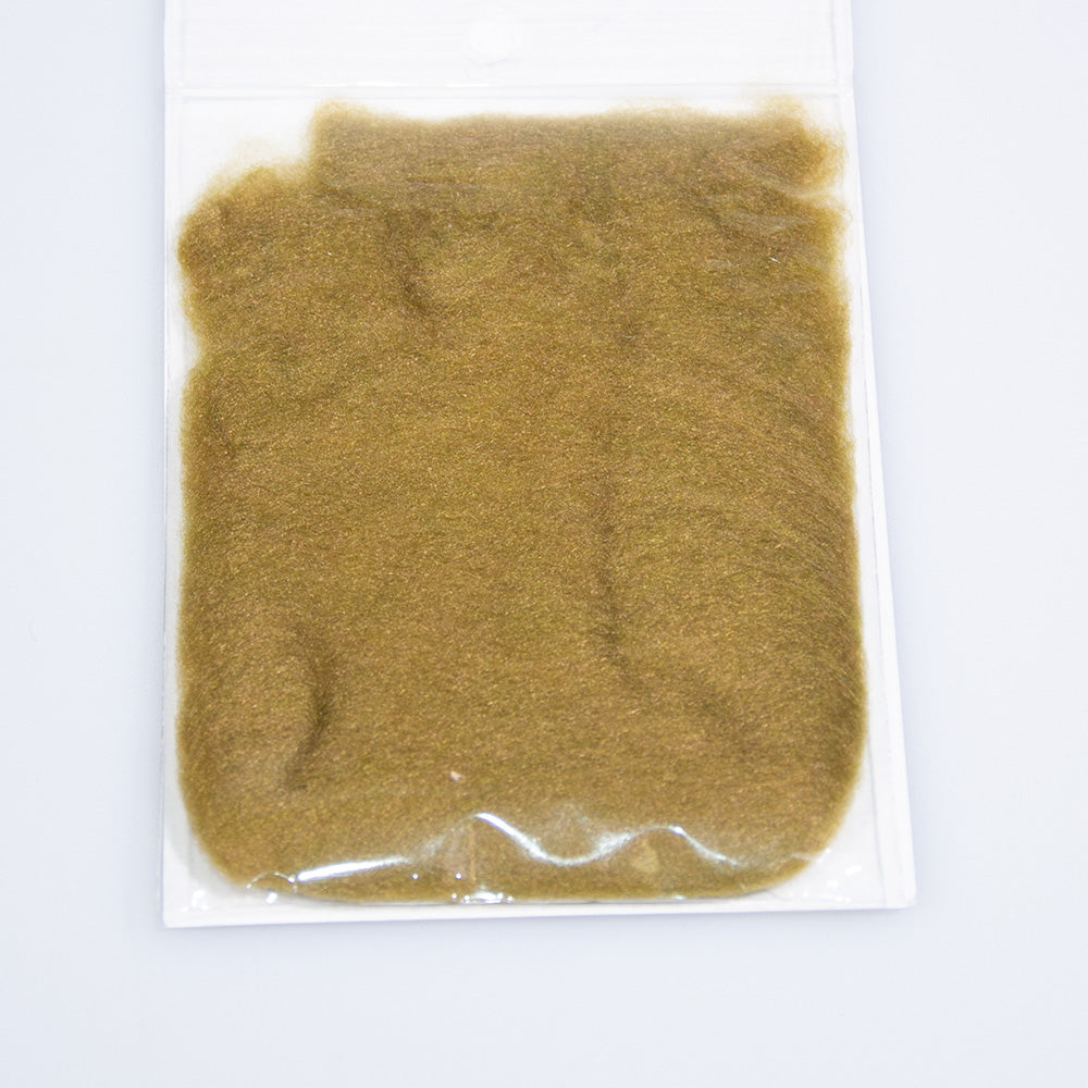 Super Fine Dubbing Material in Brown Olive
