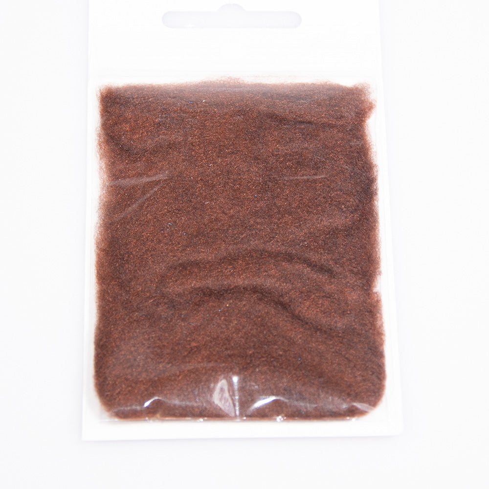 Super Fine Dubbing Material in Mahogany Brown