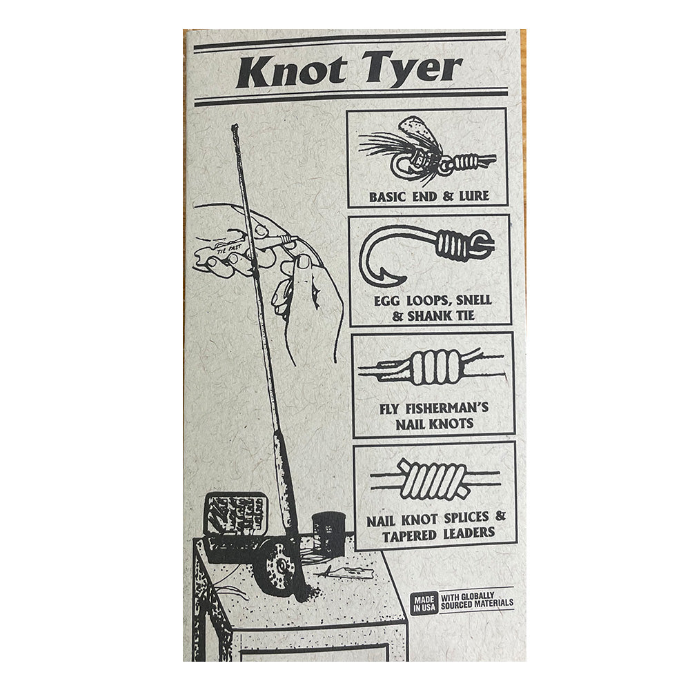 Tie Fast Knot Tyer Tool instruction