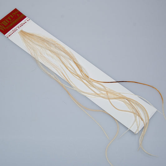 Whiting fly tying feathers in Light Ginger