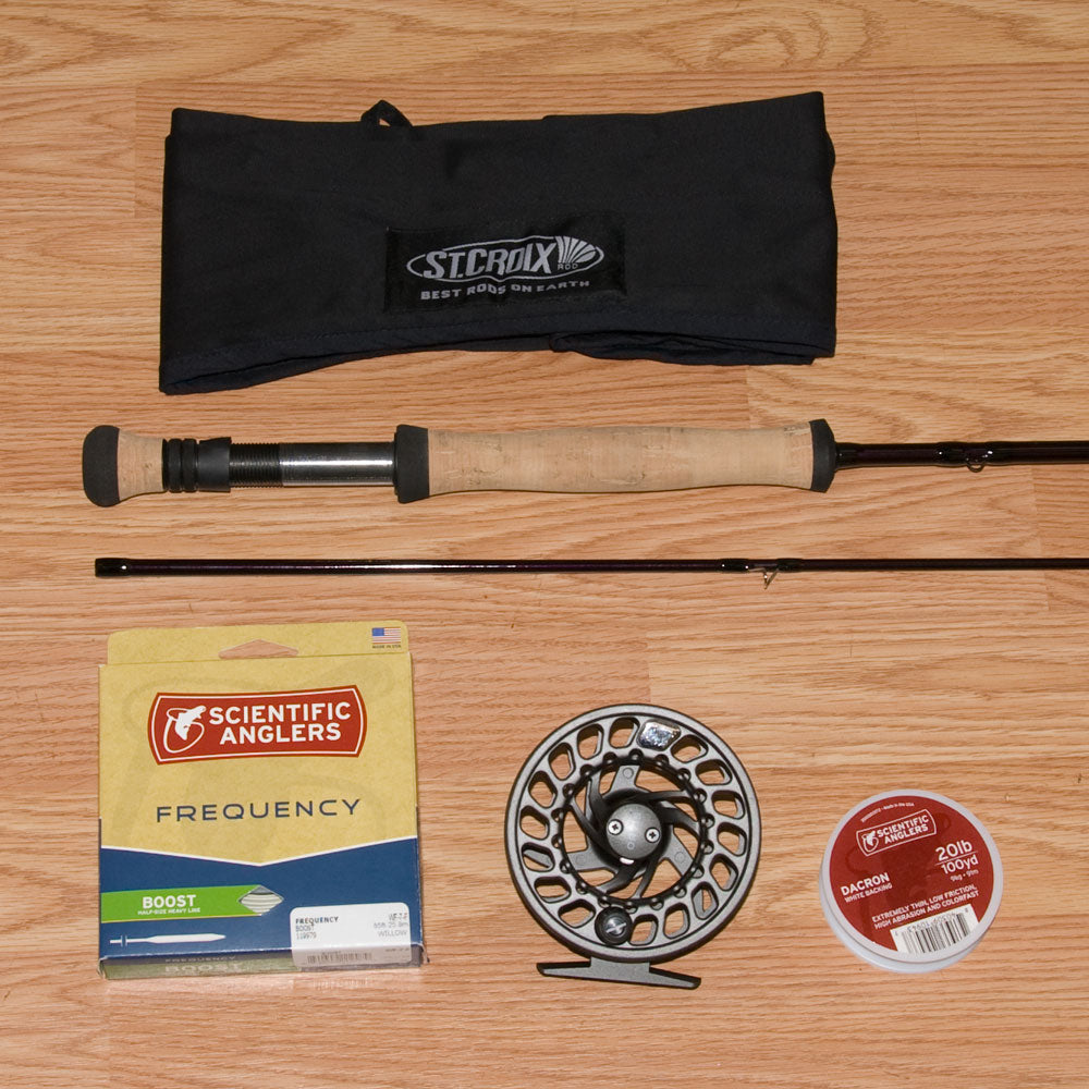 St. Croix Mojo Bass 7117 Fly Rod and Reel Outfit