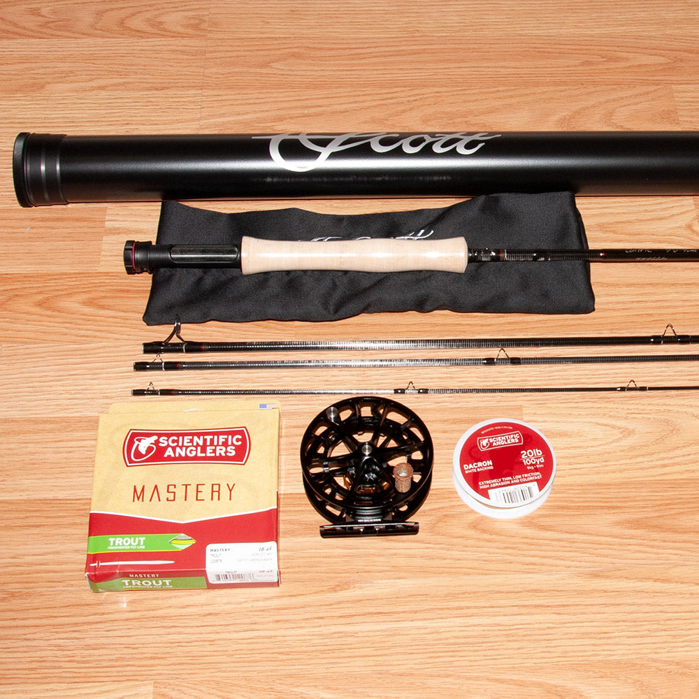 4 wt trout fly reels Scott Centric 904/4 Fly Rod & Reel Outfit – Murray's Fly Shop