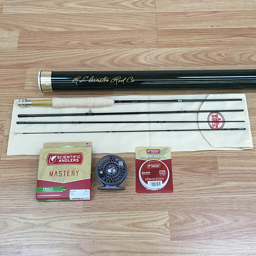 Winston Pure 7'6 3-weight 4pc Fly Rod Outfit
