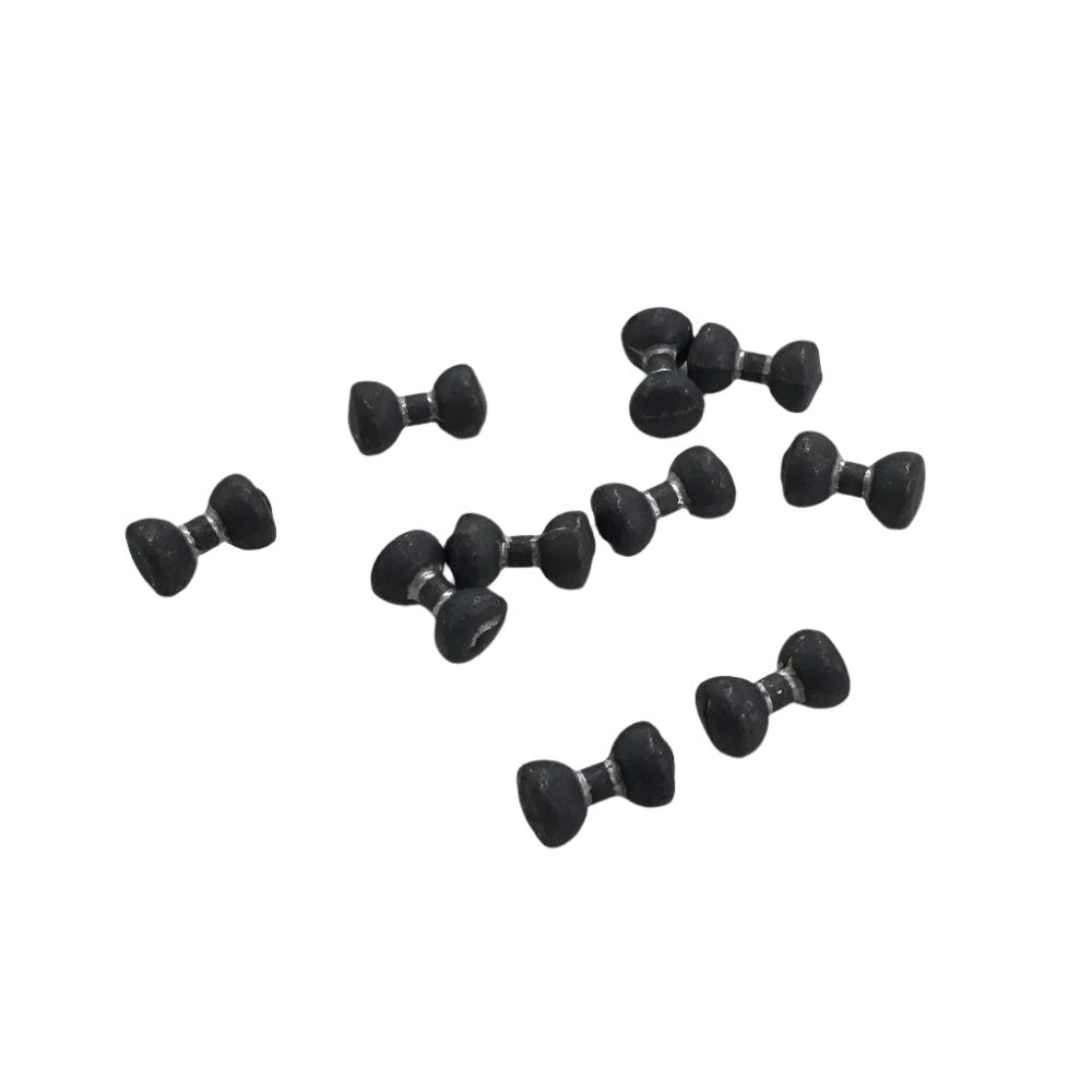 Plain Lead Eyes for fly tying to provide extra weight on nymphs and streamers