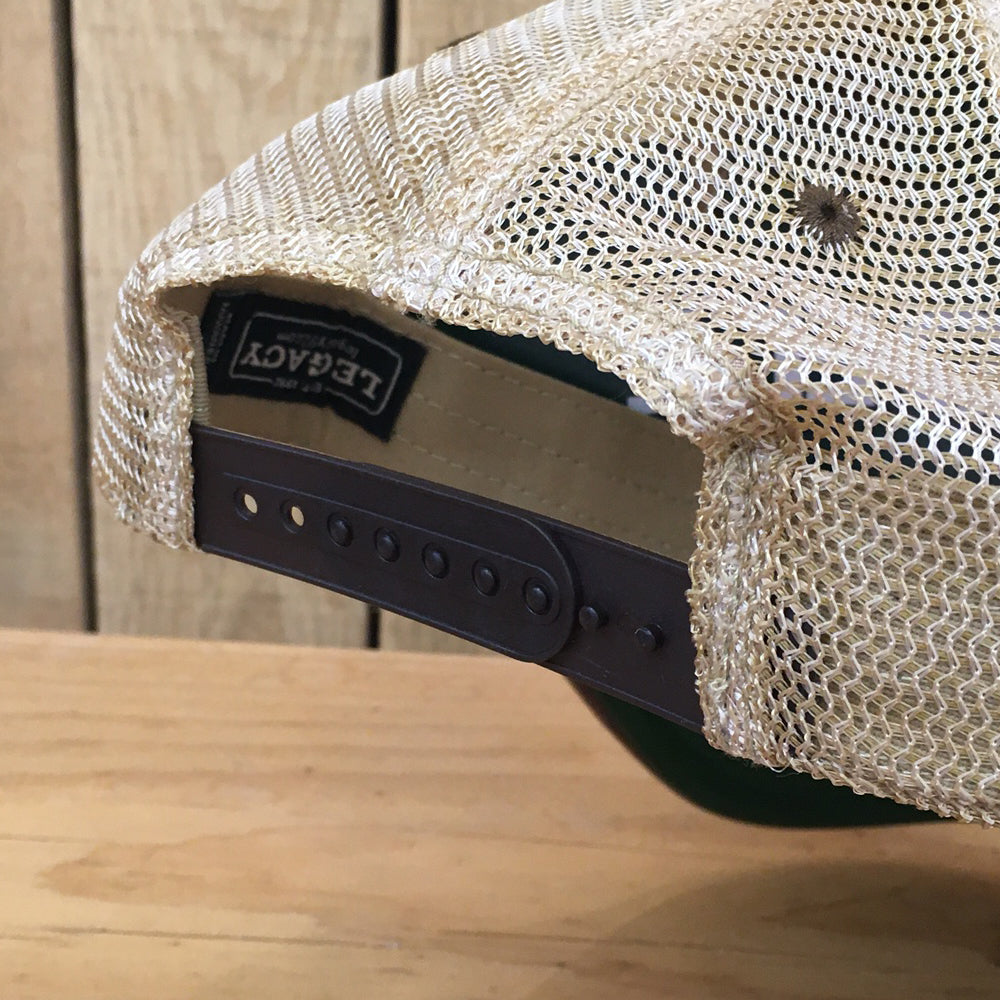 Snap back closure on Murray's Trucker Hat