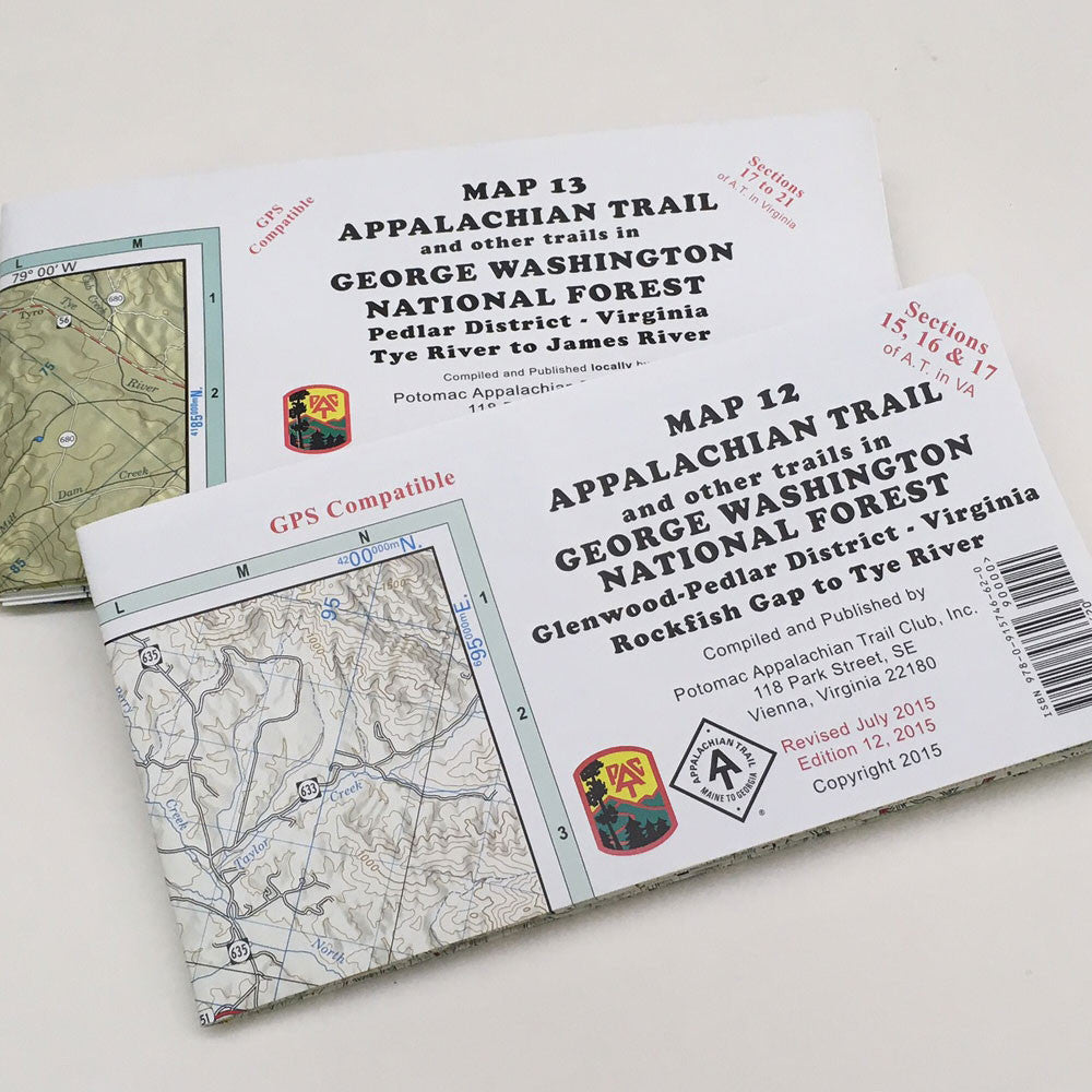 Appalachian Trail Maps George Washington National Forest