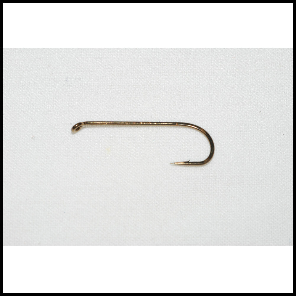 Mustad Signature Long Dry Fly Hook, 12 / Bronze