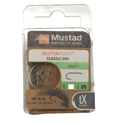Mustad Classic Dry Fly Heritage Fly Hook R50AP
