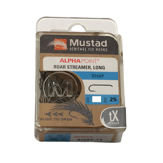 Mustad heritage R74AP long streamer fly fishing hook