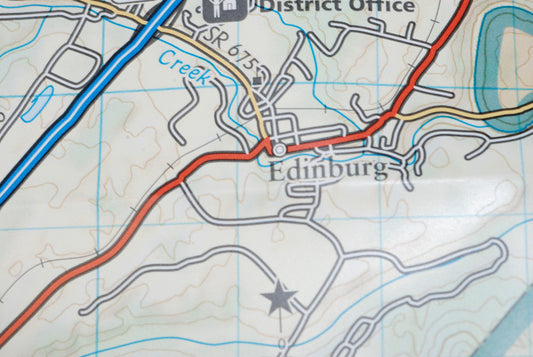 Close up view of National Geographic Trails Illustrated Maps