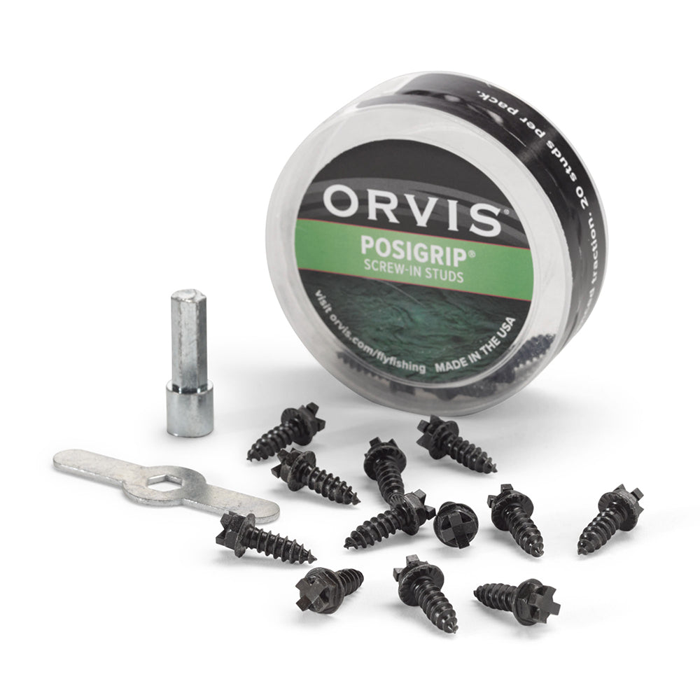 Orvis Posigrip Screw in Studs for Vibram Sole wading boots
