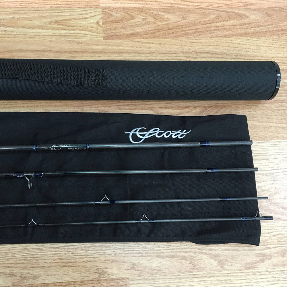 Scott Wave Fly Rod is a fast action fly rod and can be used for freshwater and saltwater fly fishing