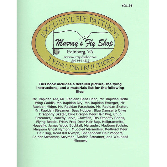 Exclusive Fly Patterns Tying Instructions - Murray's Fly Shop