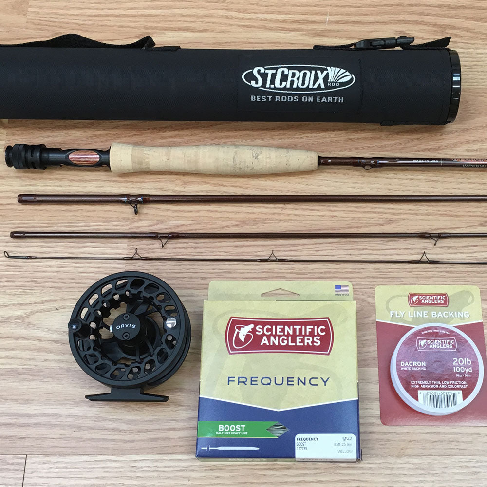 St. Croix Imperial 804-4 Trout Rod Outfit – Murray's Fly Shop