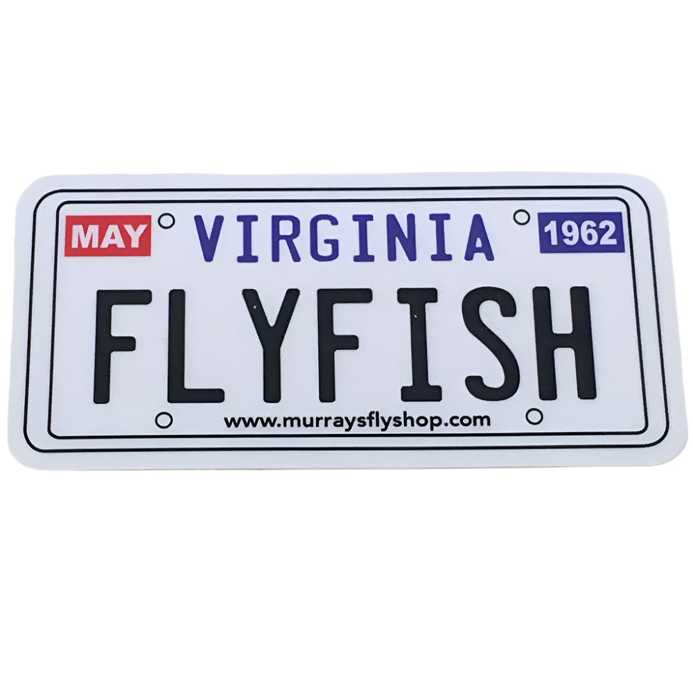 MFS Souvenir Sticker--License Plate