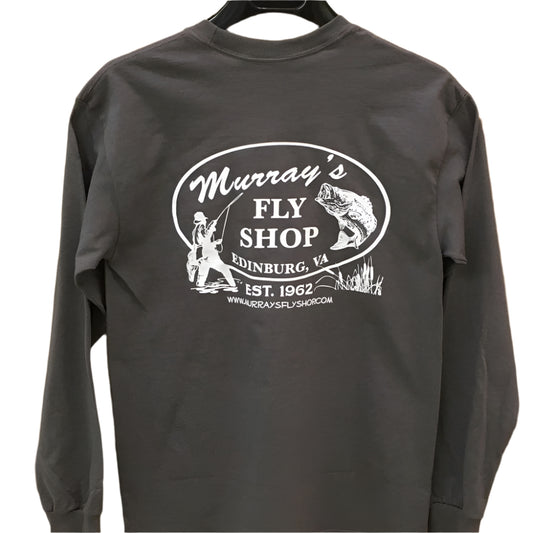 Murray's Long Sleeve T-Shirt in charcoal