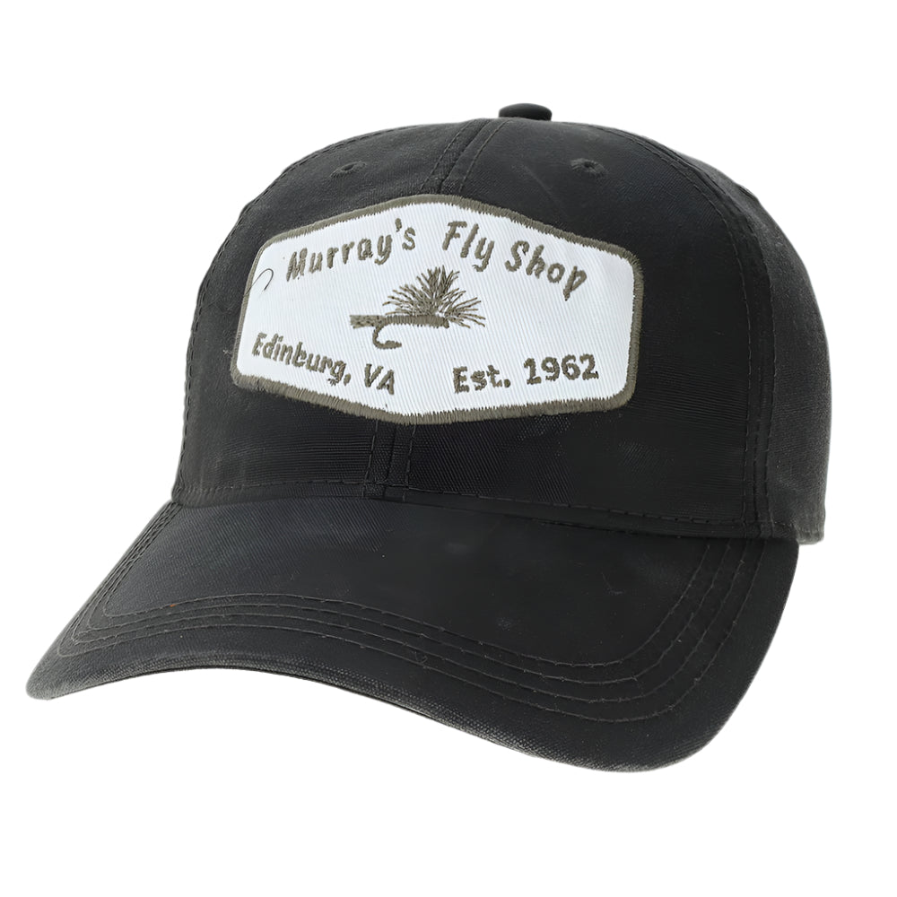 Murray's Waxed Cotton hat in charcoal color