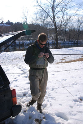 Jeff Murray Winter Smallmouth Bass Fly Fishing