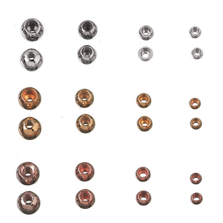 Orvis Bead Head Beads in brass, chrome and gold